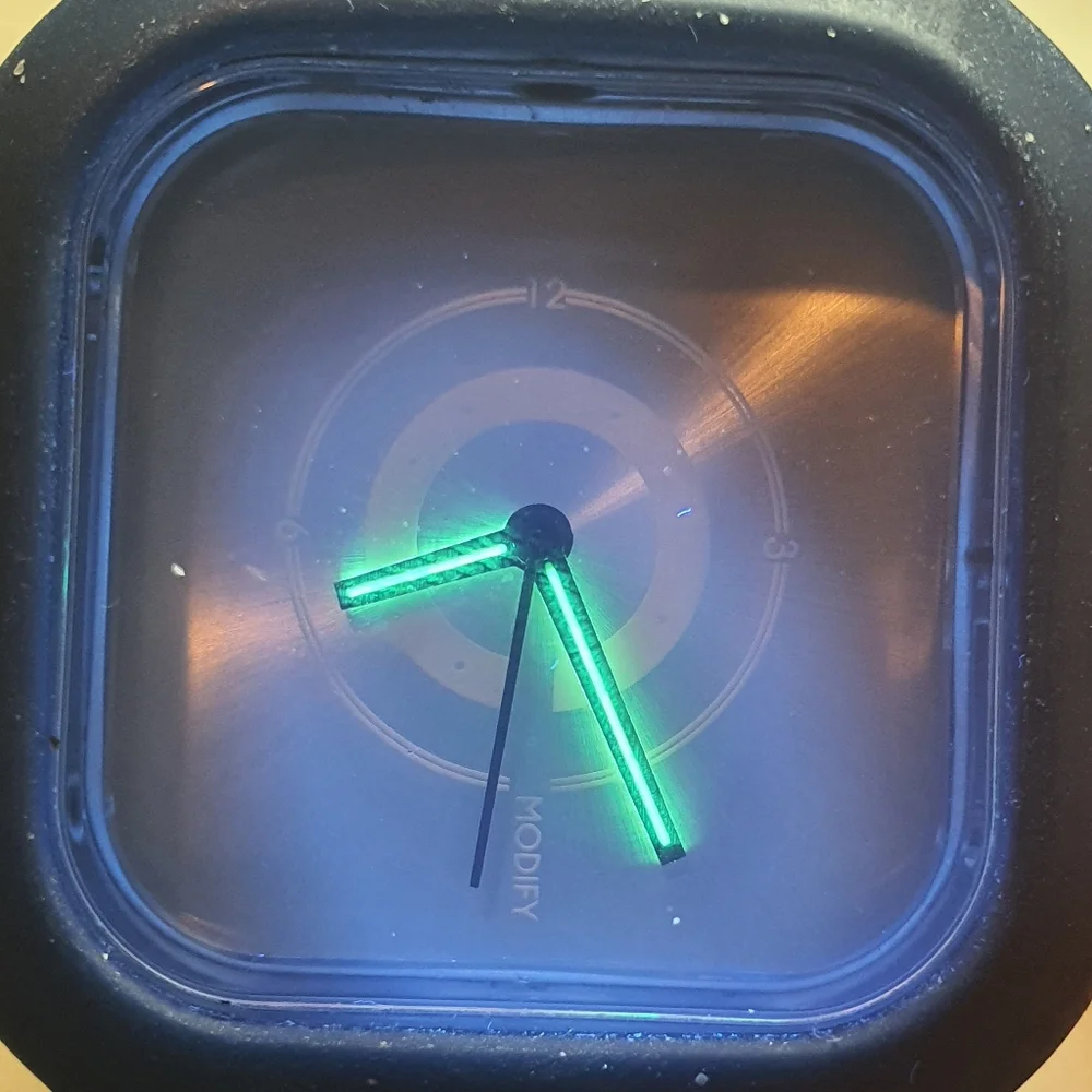 10/$20 Modify Blue/Silver Silicone Unisex Watch w/Extra Band